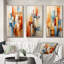 «Cubism Fragmented Perspectives», 3 pièces sur toile-849401892-849401915