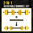 2-in-1 Adjustable Dumbbell and Barbell Set – 44LB