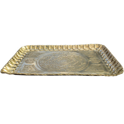 Solid Brass Decorative Tray