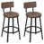 Rustic Brown Seat/Black Frame selected
