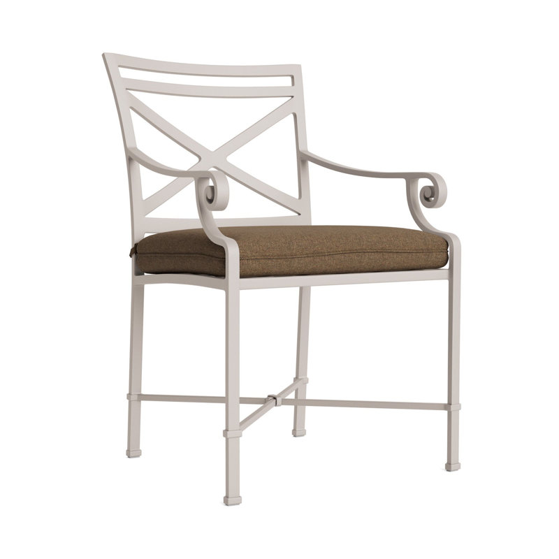 Venetian Outdoor Lounge Chair, Fusion Moccasian, Dove Smooth