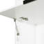 Buffet de cuisine compact autoportant avec huche, poste de travail rabattable et prise de courant intégrée, tablettes réglables, 35,8 po x 15 po x 69 po-2107682458