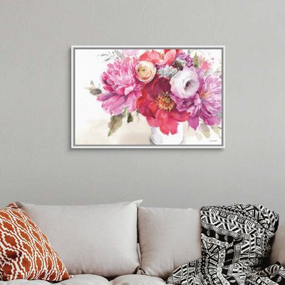 Obviously Pink 01 Landscape by Lisa Audit - Painting on Canvas
