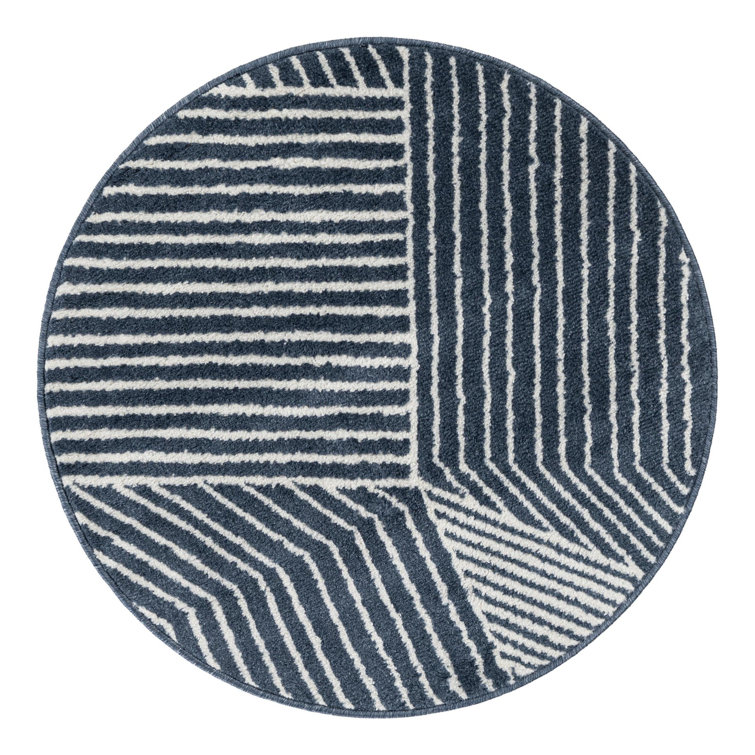 Latitude Run® Orkla Nikolis Rug Blue