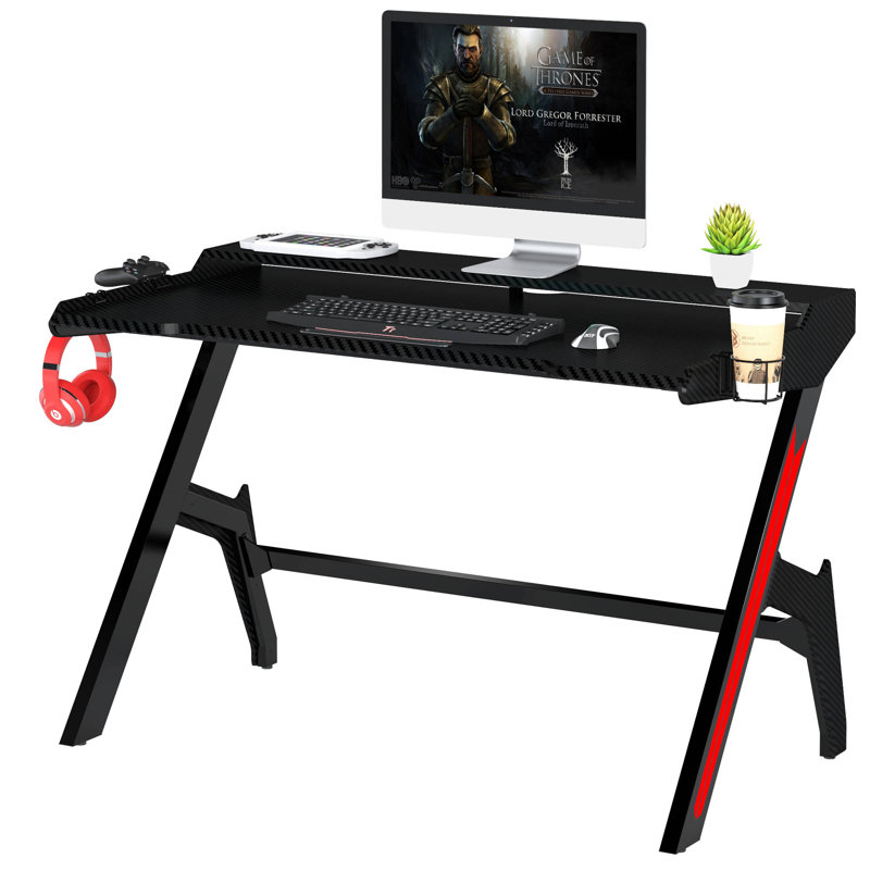 Metal Base Computer Desk