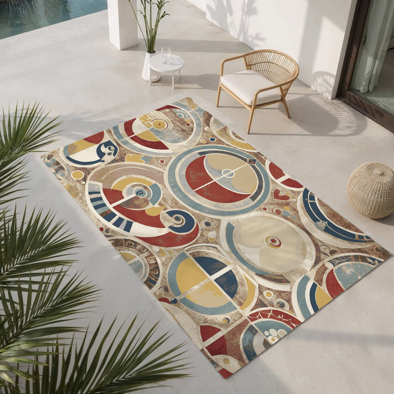 Tapis intérieur et extérieur Lived Spin, Rectangulaire 8 pi x 10 pi