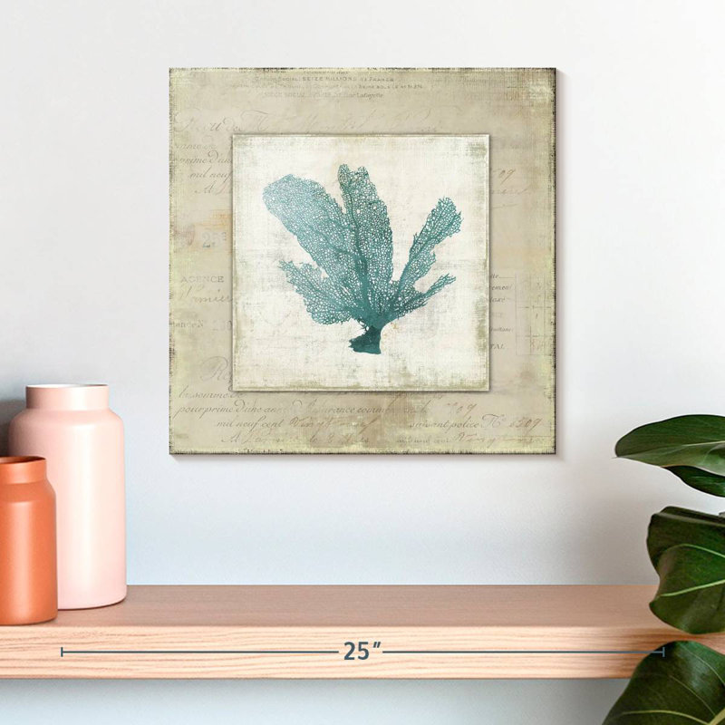 Brampt Chambray Coral Mini I, 16" H x 16" W