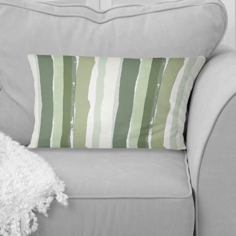 Coussin lombaire Green Stripes II