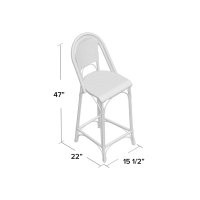 Andaz Aluminum Outdoor 30.00'' Bar Stool