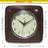 Orrwell Square Plastic Wall Clock 9.25 Inches-112014317