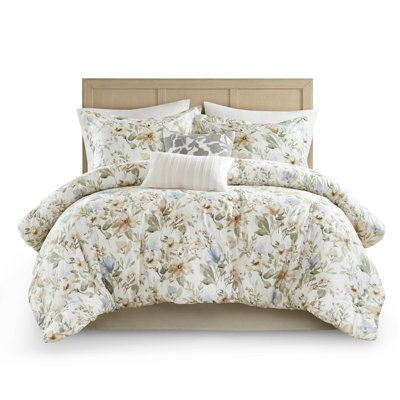 Waffle Washed Comforter Set