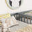 Double Twin Floor Bed With Fence, Guardrails-1705646891