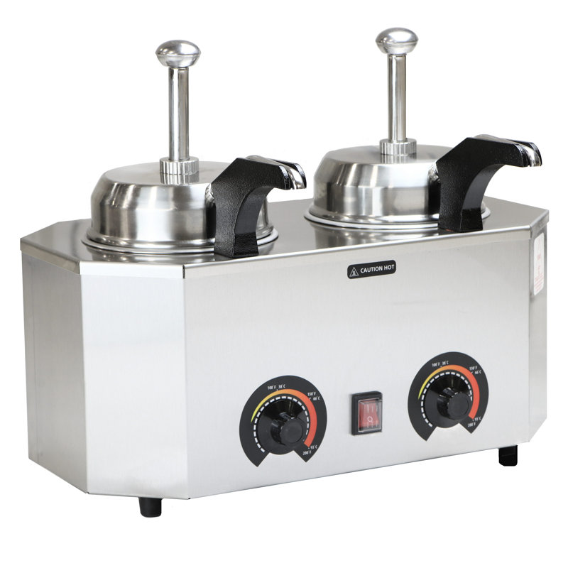 Distributeur et support de condiments en acier inoxydable Paragon International