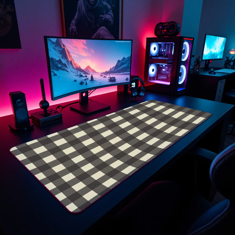 Polyester Desk Pad, 14.4x12.1