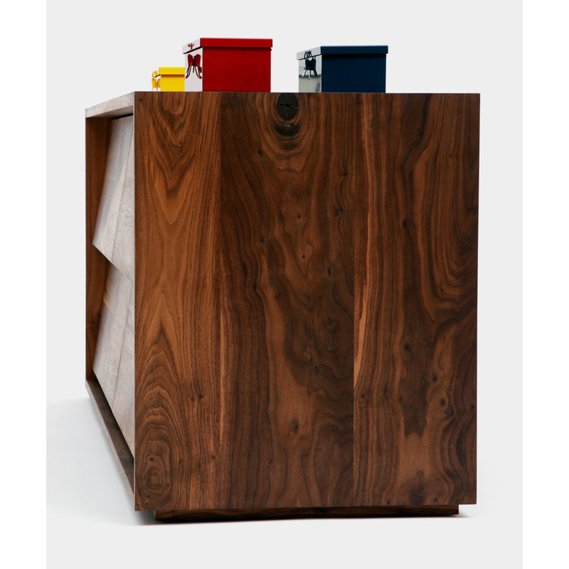 Oliver Solid Walnut Double 4-Drawer Dresser