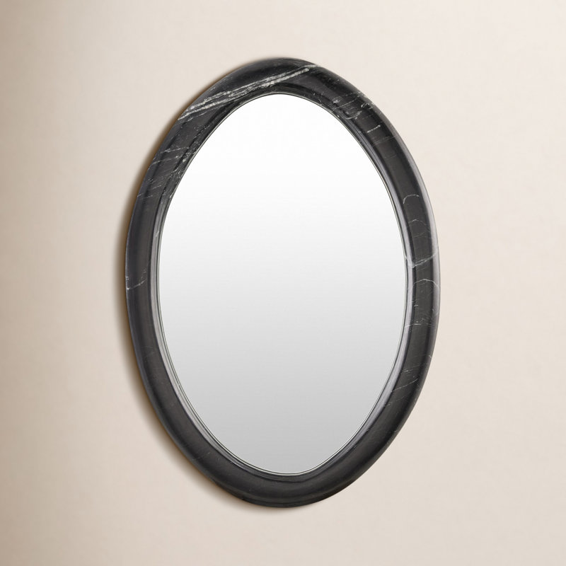 Araminta Accent Mirror, 28.5" x 37", Black