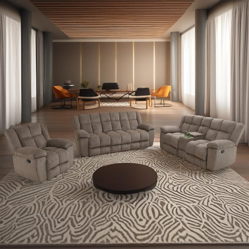 Ensemble de fauteuil inclinable 3 pièces Ellery