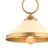 Elegant Adjustable Chandelier, Metal Body, White Finish | 11.8 x 11.0 inches Base Plate, Total Height: 13.0 to 52.4 inches | For Stylish Dining Rooms & Living Spaces, Max 40W E27 Socket (Bulb Not Included)