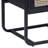 Wonderlin 1-Drawer Metal Nightstand in Black