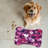 Purple Romance - Bone Shape Feeding Mat