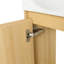 Meuble-lavabo peu encombrant en bois durable au design fonctionnel-110488705