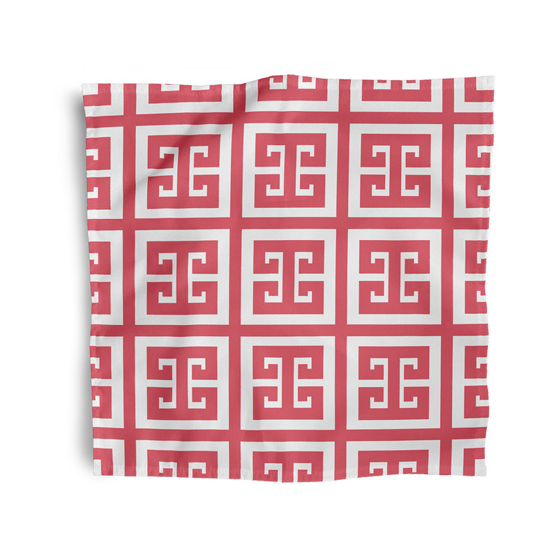 Serviette Diggines (ensemble de 4), L 18 po x L 18 po, Corail