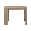 Table de salle à manger 48 po à hauteur de comptoir rectangulaire, finition taupe aspect bois pour petites cuisines