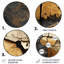 Dulin - Décoration murale abstraite ronde en métal-618301749