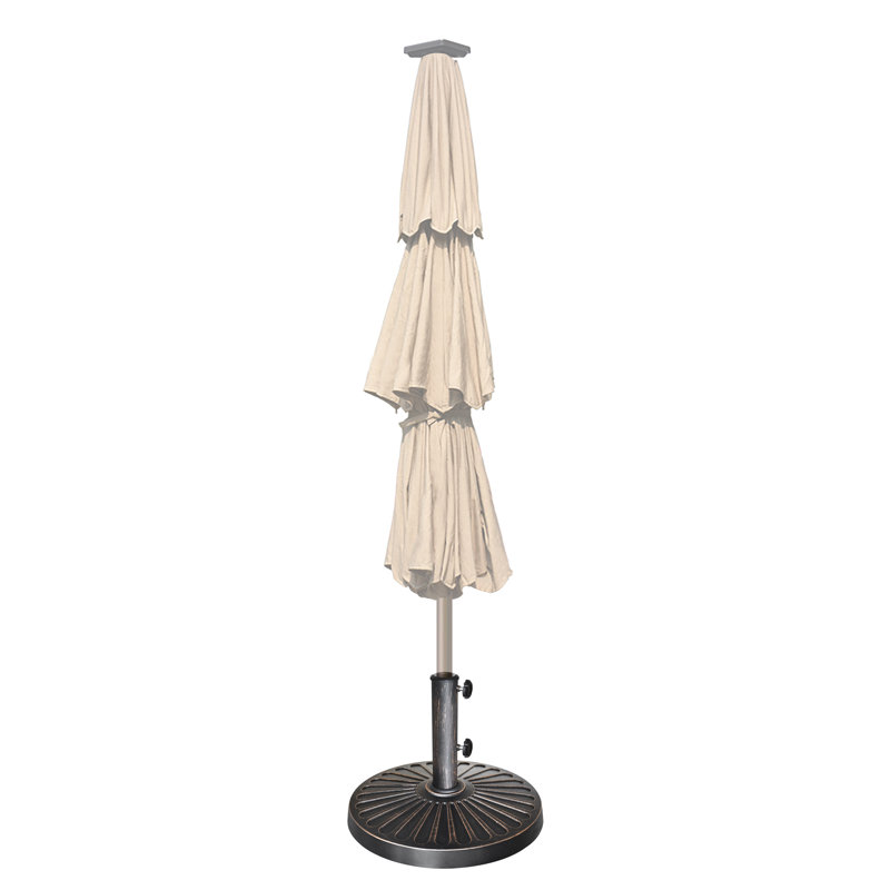 Base de parasol autoportante Letendre, Bronze