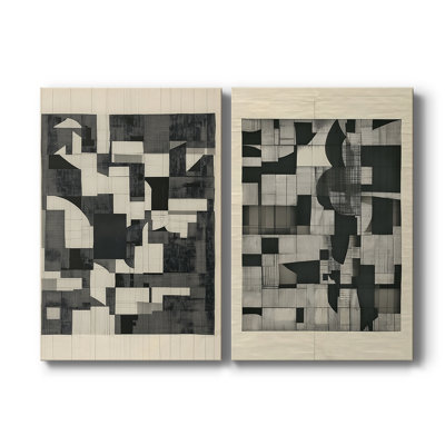 ABSTRACT Series DCCCLxxiii - Toile tendue avec châssis de qualité supérieure - Prêt à être accroché