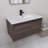  Kaihyan 36" Floating Wall-Mounted Vanity with Resin Sink, Soft-Close Drawer-50748821