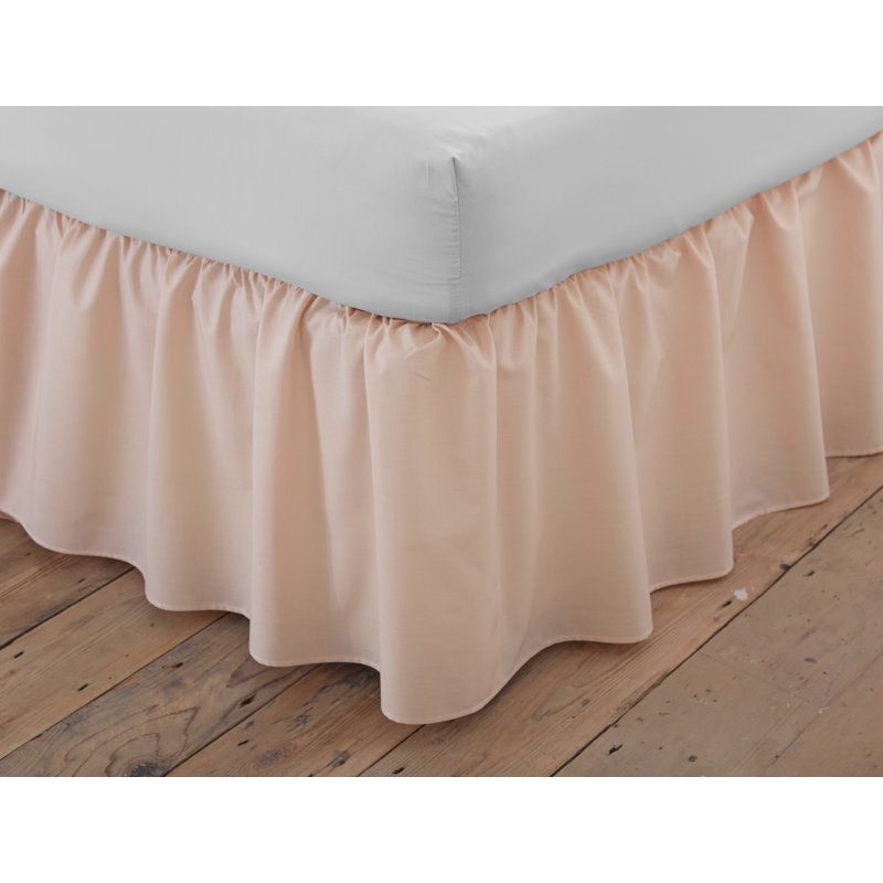 Margret Ruffled Bed Skirt, King (5'), Biscuit