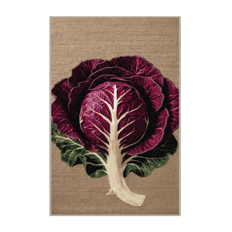  Tapis rouge lavable chou, Rectangulaire 2 pi x 3 pi