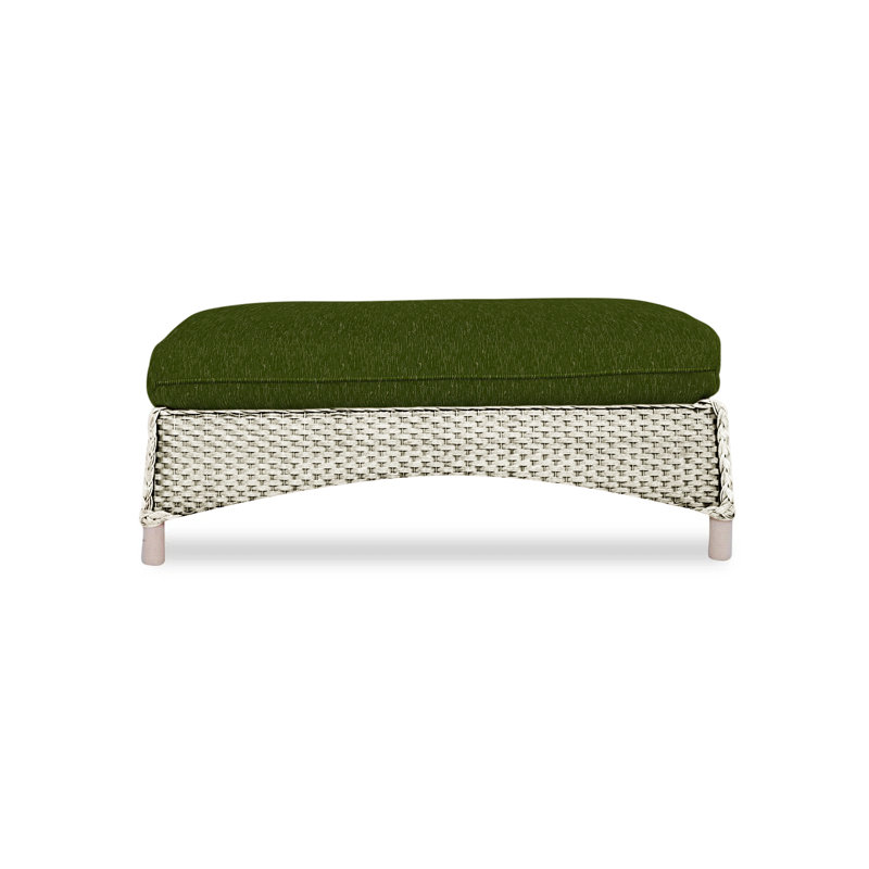 Mandalay Outdoor Ottoman, Demo Skyway, Linen
