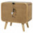 Light Ash 2-Drawer Nightstand Bedside Table-120057771