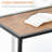 3-Piece Dining Table Set for 2 – Industrial Style
