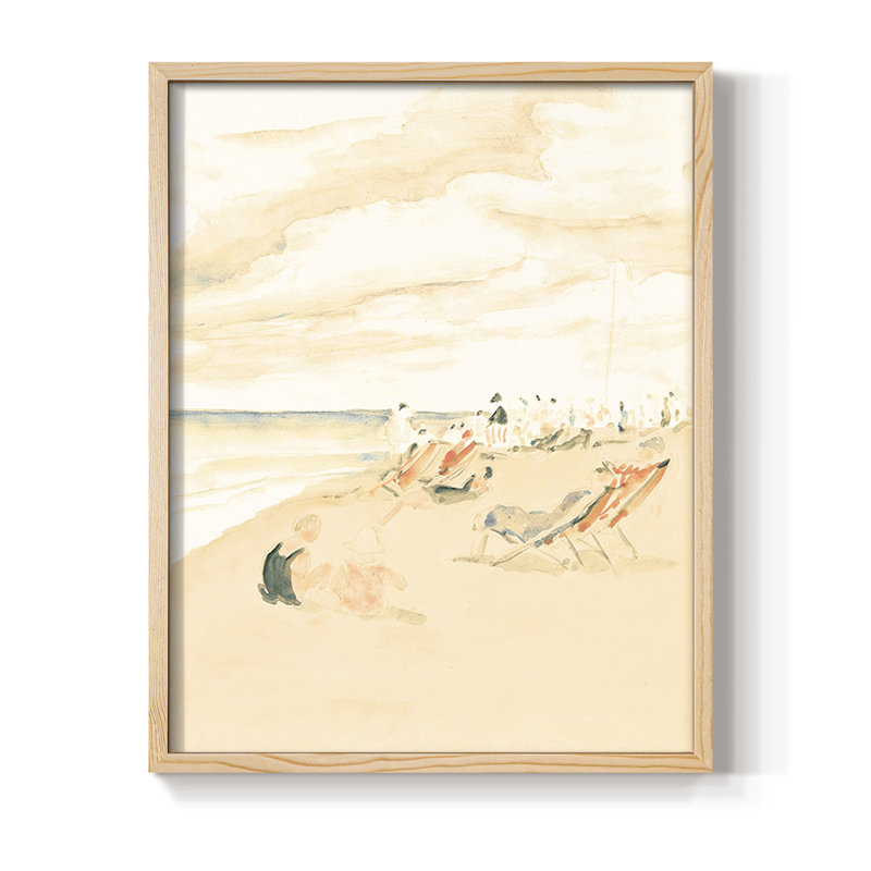 "Reproduction nautique rétro", Naturel, H 11 po x l 9 po