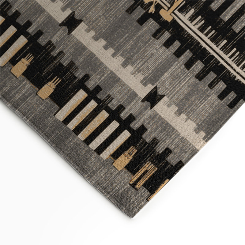 Tapis intérieur et extérieur gris Transport, Rectangle 9 pi x 12 pi