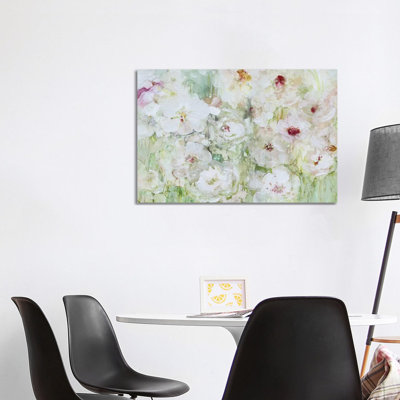 Jardin Blanc 1 Piece Wrapped Canvas Painting