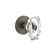 Viaggio Circolo Hammered Texture Rosette Single Dummy with Stella Crystal Knob