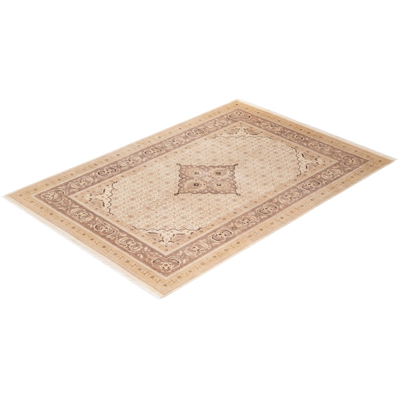 Classic One-of-a-Kind 6'2" X 8'10" Hand Knotted Area Rug