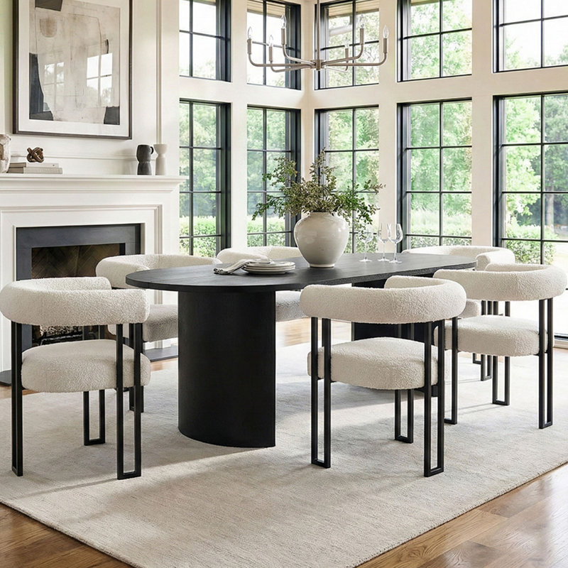 Fellman 6-Person Dining Set with Oval Table