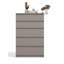 Tonya 5 Drawer 70cm Chest of Drawers-100260089