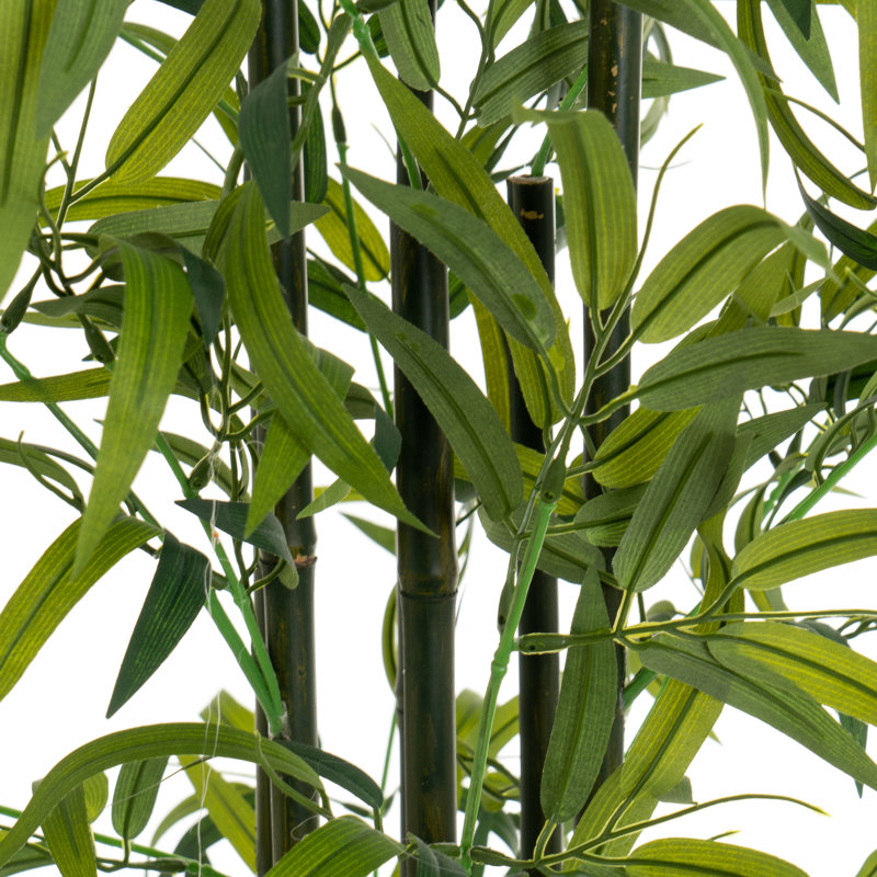 Faux Bamboo Tree in Pot, 120cm H 75cm W x 75cm D