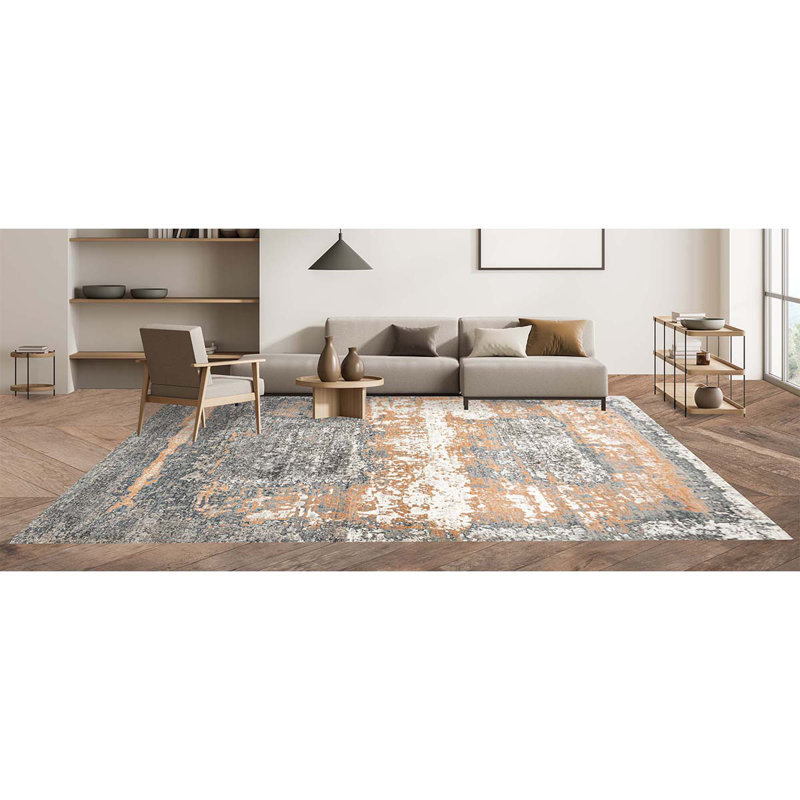 Abstract Area Rug, Rectangle 9' x 12'