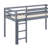 Twin Raised Bed With Ladder And Slide Loft Beds Incorporating Safety Rails-718878457
