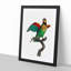 Orange-Cheeked Parrot by F. Levaillant - Picture Frame Painting Print-55581301-55581302