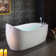 71" x 31.5" Whirlpool and Air Bath Heated Soaking Combination Tub with Tub Filler