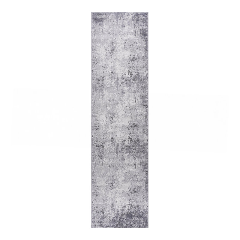 / Abstract Area Rug, Runner 2'2" x 8'