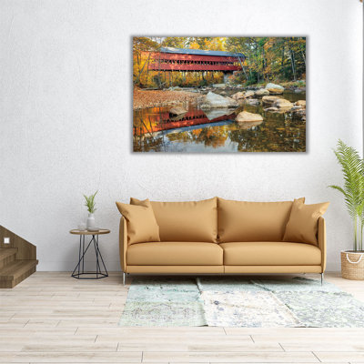 «Swift River Covered Bridge», reproduction d'art sur toile